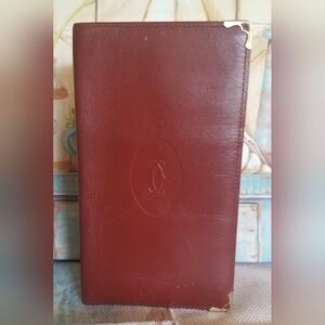 Cartier Paris Bifold Long Leather Wallet